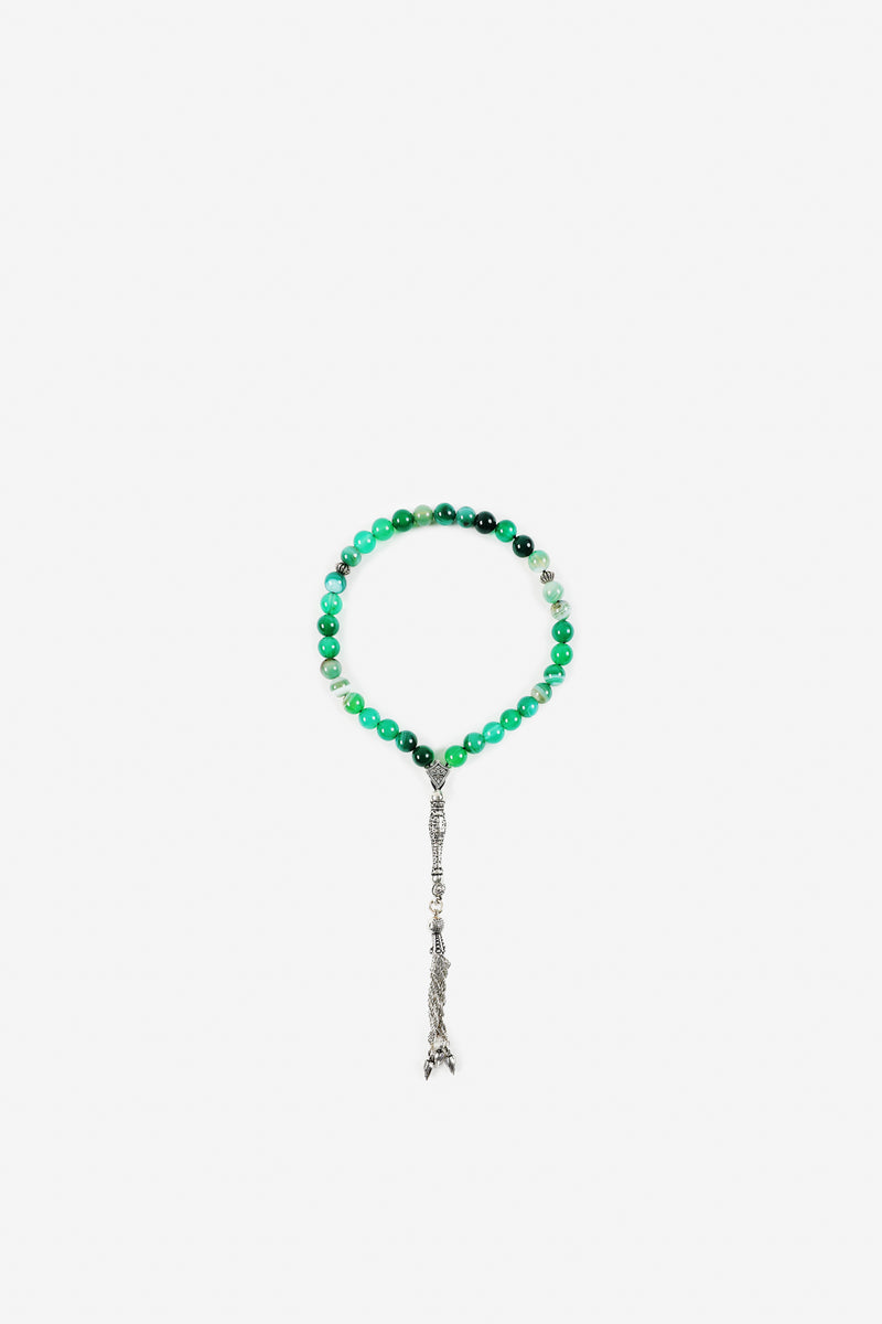 Natural Stone Rosary - Jade Color