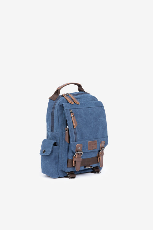 Canvas Backpack - Blue