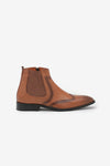 Chelsea Brown Leather Boots