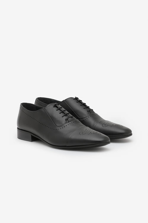 Classic Oxford Formal Shoes - Black