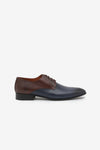 Classic Two Tone Brown and Blue Shoes
