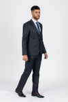 Men's Suit - Viscouse Blue Line