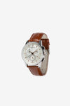Viareggio Brown Leather Strap Watch
